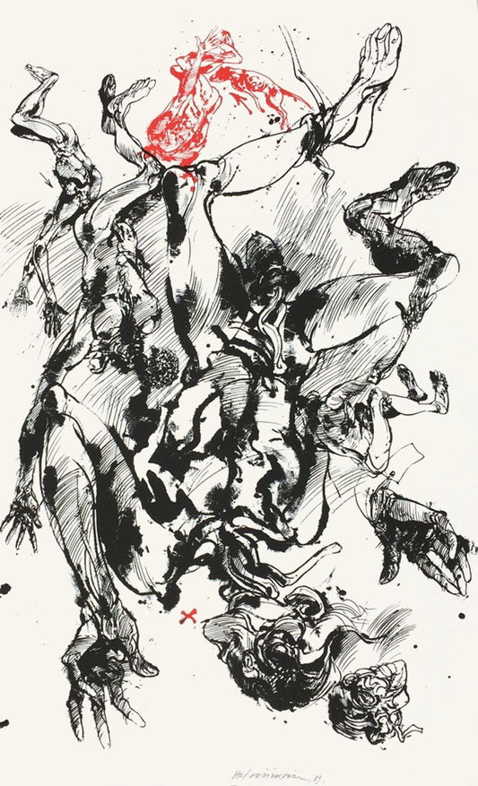 Vladimir Velickovic, La ballade du démembrement I, 1993, Screen Print on Wove Paper