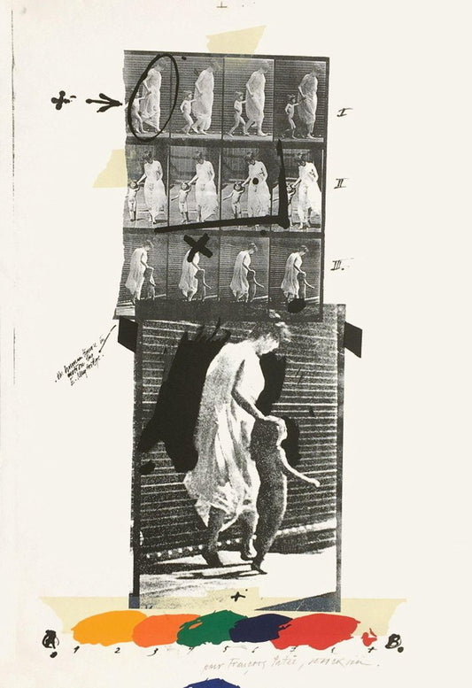 Vladimir Velickovic, The Human Figure in Motion III, 1990, Screen Print on Arches Paper