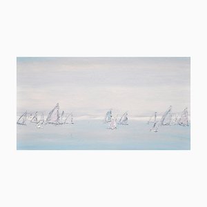 Voiles Painting, Oil on Canvas-QNR-1361815