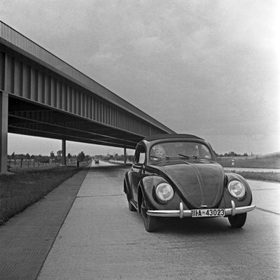 Volkswagen Beetle on Highway, Germany 1937, Printed 2021-DYV-1021823