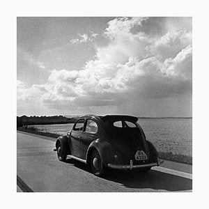 Volkswagen Beetle on the Streets Next to the Sea, Germany 1939, Printed 2021-DYV-1021829