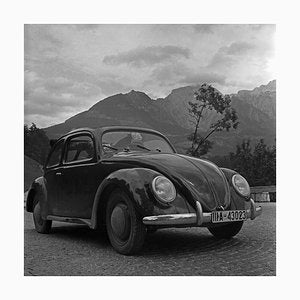 Volkswagen Beetle Parking Close to Mountains, Germany, 1939, Printed 2021-DYV-1021834