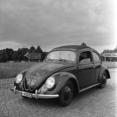 Volkswagen Beetle Parking on the Streets, Germany 1939, Printed 2021-DYV-1021825