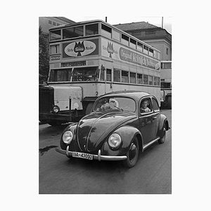 Volkswagen Kaefer and Double Decker in Berlin, Germany 1939, Printed 2021-DYV-1021824