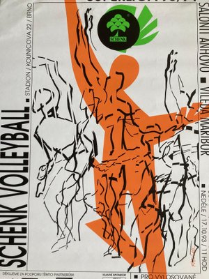 Volleyball Poster, Czechoslovakia, 1993-TZ-1362428