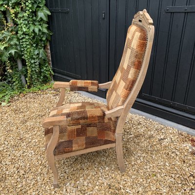 Voltaire Chair with Carved Ridge-VBM-1408004