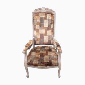 Voltaire Chair with Carved Ridge-VBM-1408004