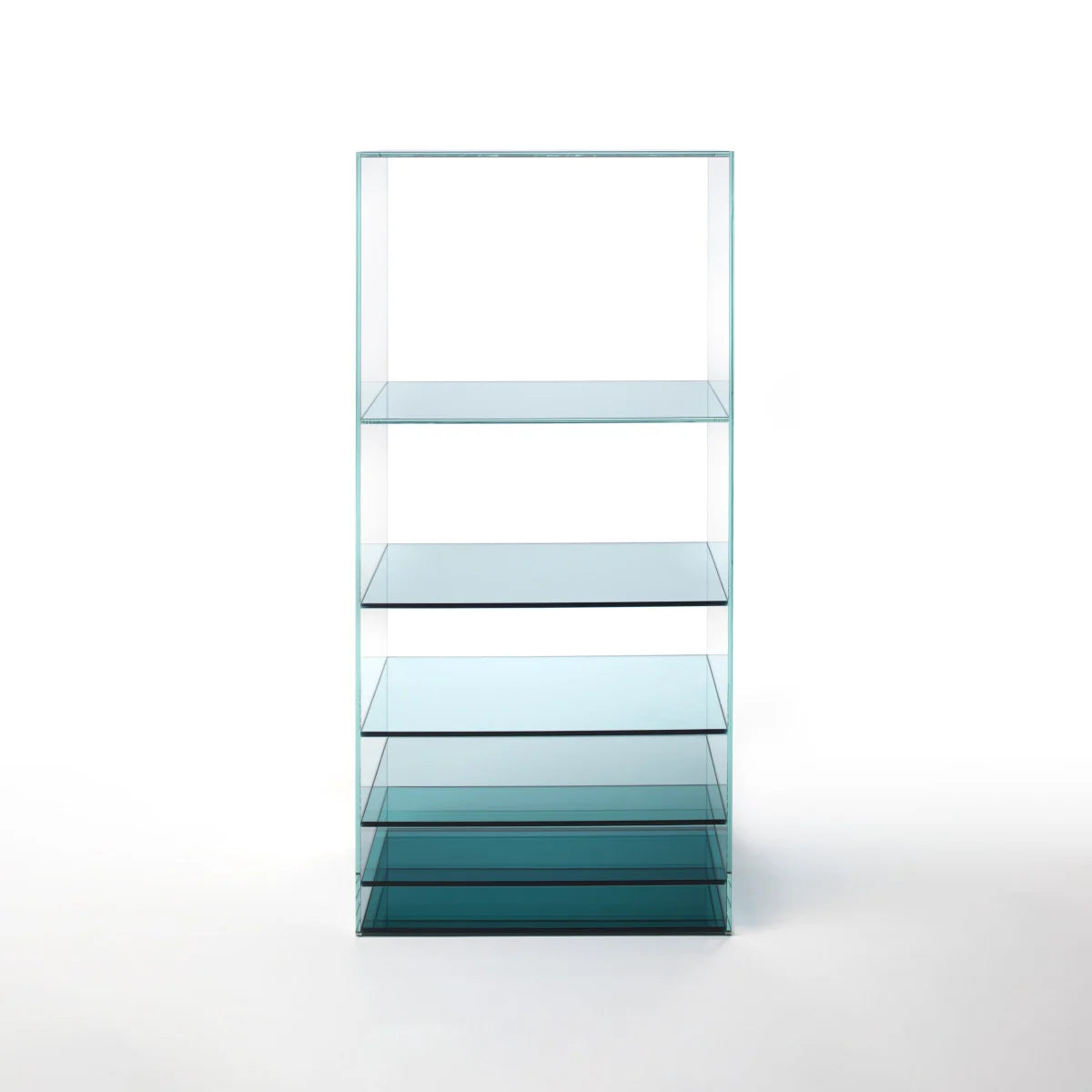 Deep Sea - Open Crystal Bookcase by Glas Italia #blue