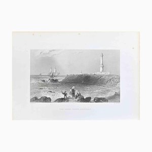 W. H.Bartlett, The Light House, Aberdeen, Etching, 1845-ZCI-2029944