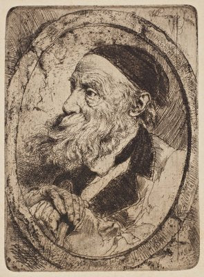 W. Linnig, Friedrich Preller, 19th-Century, Drypoint Etching-OJR-1273454