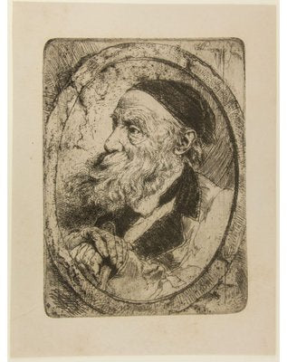 W. Linnig, Friedrich Preller, 19th-Century, Drypoint Etching-OJR-1273454