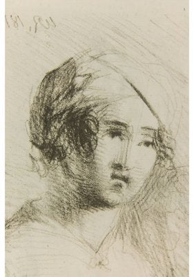 W. Reuter, Woman with Cloth, 1818, Lithograph-OJR-1273269