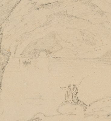 W. Scheuchzer, Blue Grotto at Capri, 1830, Pencil-OJR-1273279