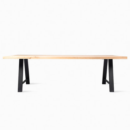 ACHILLE A BASE - Rectangular steel and wood dining table by Vincent Sheppard