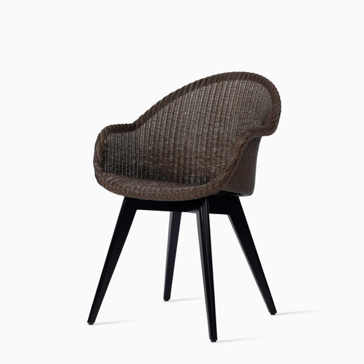 Dining Chair Black Wood Base AVRIL HB by Vincent Sheppard