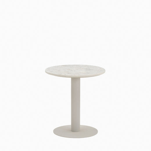 Round Side Table Kodo by Vincent Sheppard #DUNE WHITE/CERAMIC SHARDS