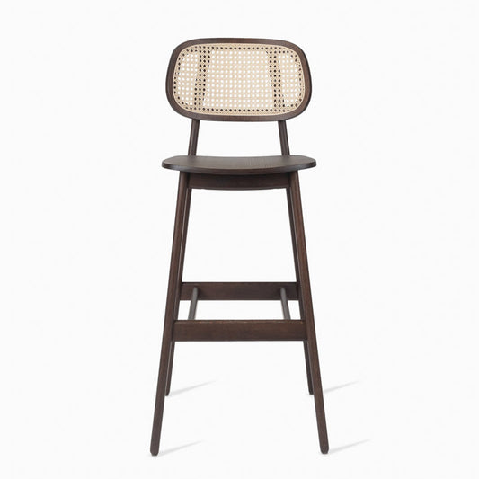 wooden bar stool Titus by Vincent Sheppard #Tobacco stained beech