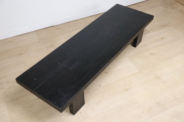 Wabi Sabi Coffee Table in Exotic Wood, 1950s-IZV-2032300