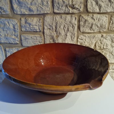 Wabi Sabi Glazed Earthenware Bowl from Tripip Annecy, 1890s-GSF-1806906