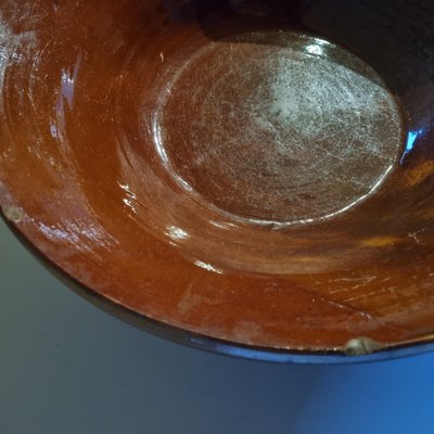 Wabi Sabi Glazed Earthenware Bowl from Tripip Annecy, 1890s-GSF-1806906