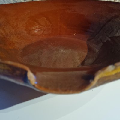 Wabi Sabi Glazed Earthenware Bowl from Tripip Annecy, 1890s-GSF-1806906