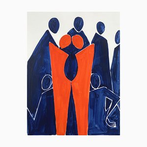 Waleria Matelska, Twins, 2020, Acrylic on Paper-XHG-1052724