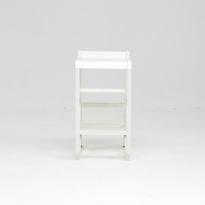 Walk the Line White Stool by Deevie Vermetten for Fermetti Atelier Belge, 2012-VT-672580