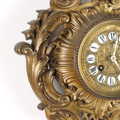 Wall Clock in Golden Bronze-VMM-1229590