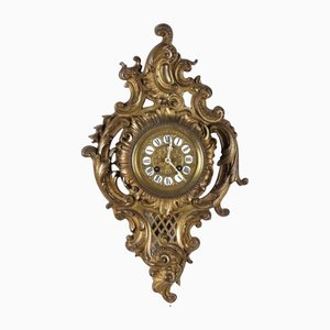 Wall Clock in Golden Bronze-VMM-1229590