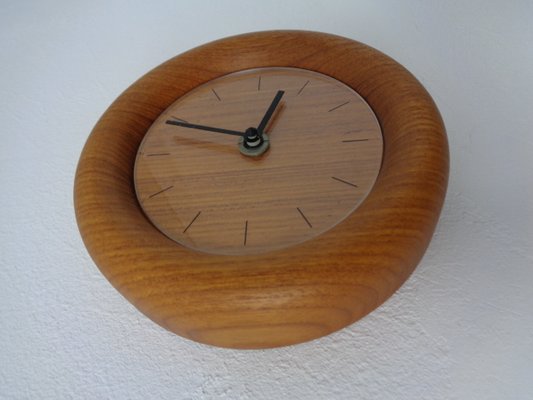 Wall Clocks in Solid Teak from Böckenhauer, Set of 2, 1970s-RDW-1330503