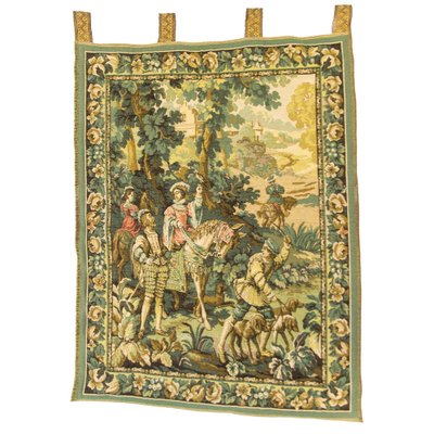 Wall Hanging Tapestry Depicting Hunting Scene-KEG-1086633