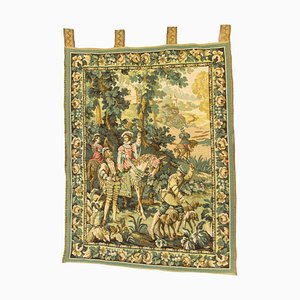 Wall Hanging Tapestry Depicting Hunting Scene-KEG-1086633