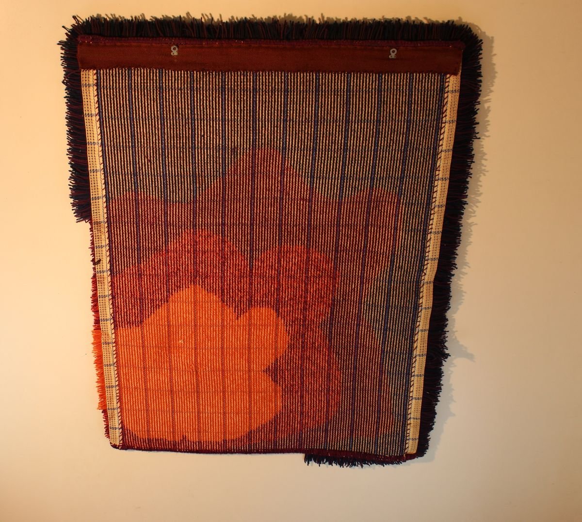 Wall Hanging Tapestry long Pile Rug in the style of Ritva Puotila Finnland Herzlichst Ed