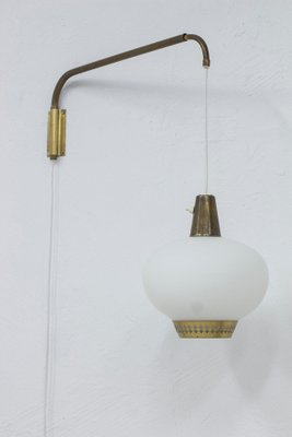 Wall Lamp attributed to Hans Bergström by Hans Bergström for Asea, 1950s-KO-1778231