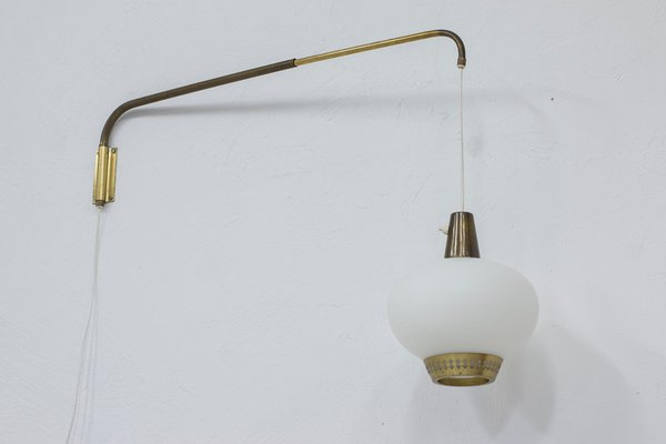 Wall Lamp attributed to Hans Bergström by Hans Bergström for Asea, 1950s-KO-1778231