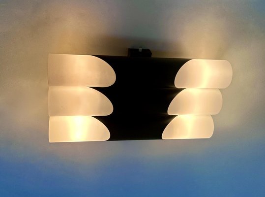 Wall Lamp in Metal and Opal Glass by Rolf Krüger for Paul Neuhaus Leuchten, 1960s-JP-1808071