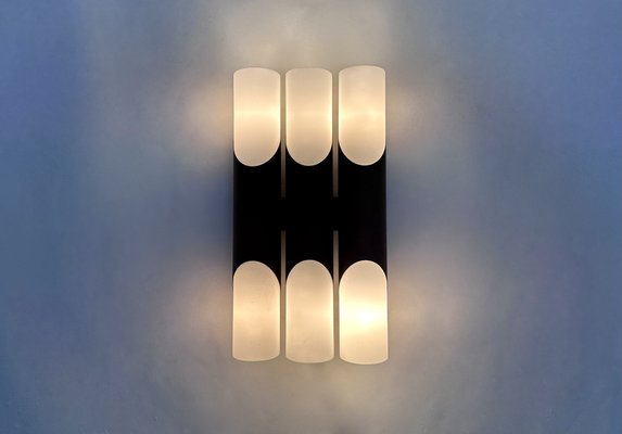 Wall Lamp in Metal and Opal Glass by Rolf Krüger for Paul Neuhaus Leuchten, 1960s-JP-1808071