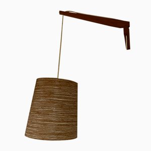 Wall Lamp in Teak, Denmark, 1960s-JHL-1328304