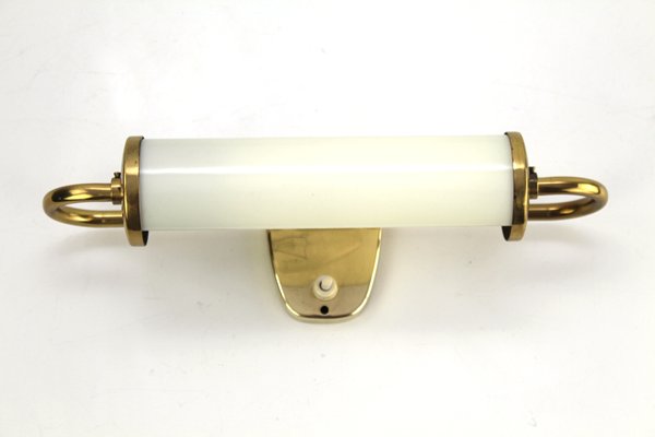 Wall Lamp with Adjustable Glass Tube, 1950s-ZWH-1251299