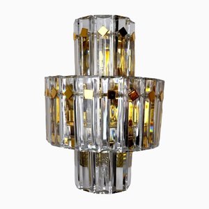 Wall Lamp with Cut Crystals from Kinkeldey, Germany, 1970s-EJE-1373624