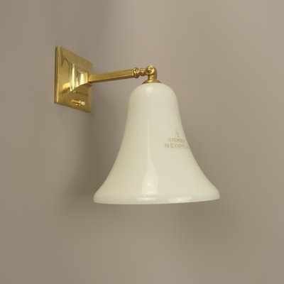 Wall Lamp with Siemens Neophan Lampshade, Germany, 1920s-KDB-1772715