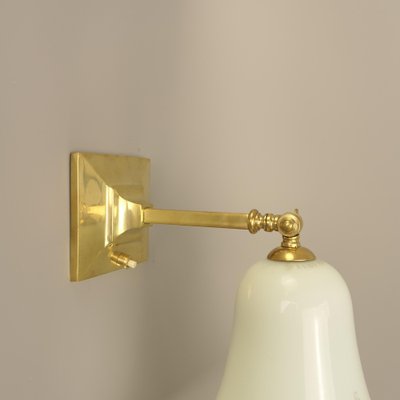 Wall Lamp with Siemens Neophan Lampshade, Germany, 1920s-KDB-1772715