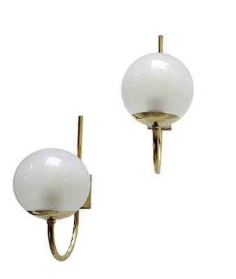 Wall Lamps attributed to Luigi Caccia Dominioni for Azucena, 1970s, Set of 2-YUW-1819508