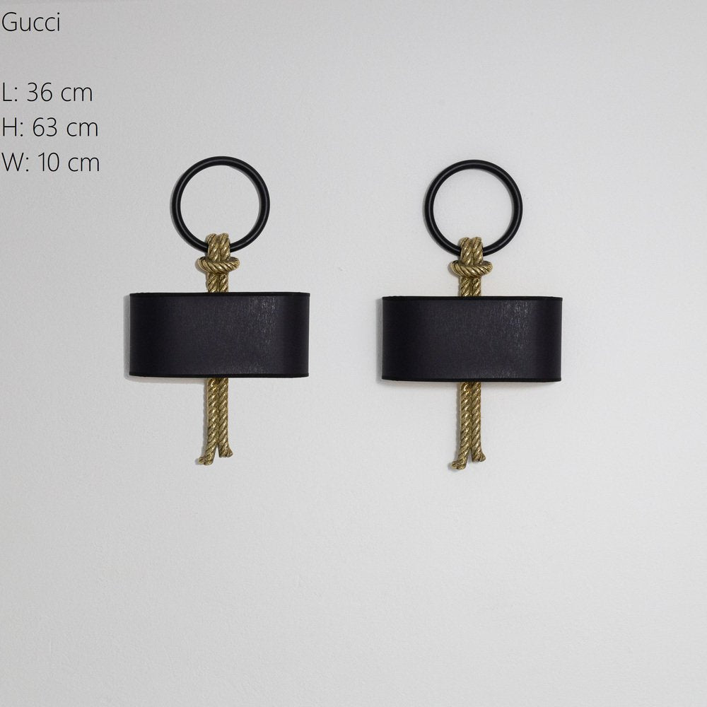 Wall Lamps by Banci for Gucci, 1970s, Set of 2