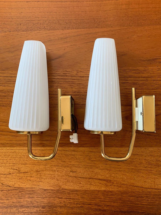 Wall Lamps from Arlus, 1960s, Set of 2