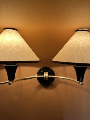 Wall Lamps from Arlus, France, 1950s, Set of 2-EK-1802439