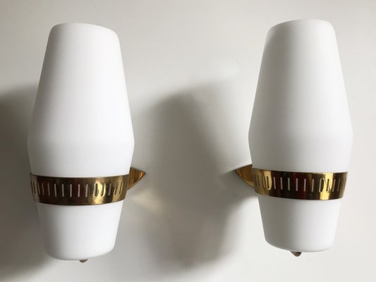 Wall Lamps from Stilnovo, 1950s, Set of 2-CC-1081925