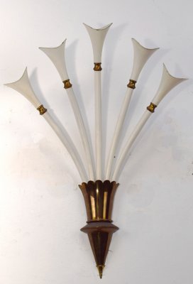 Wall Lamps, Italy, 1950s, Set of 2-AOL-1780258