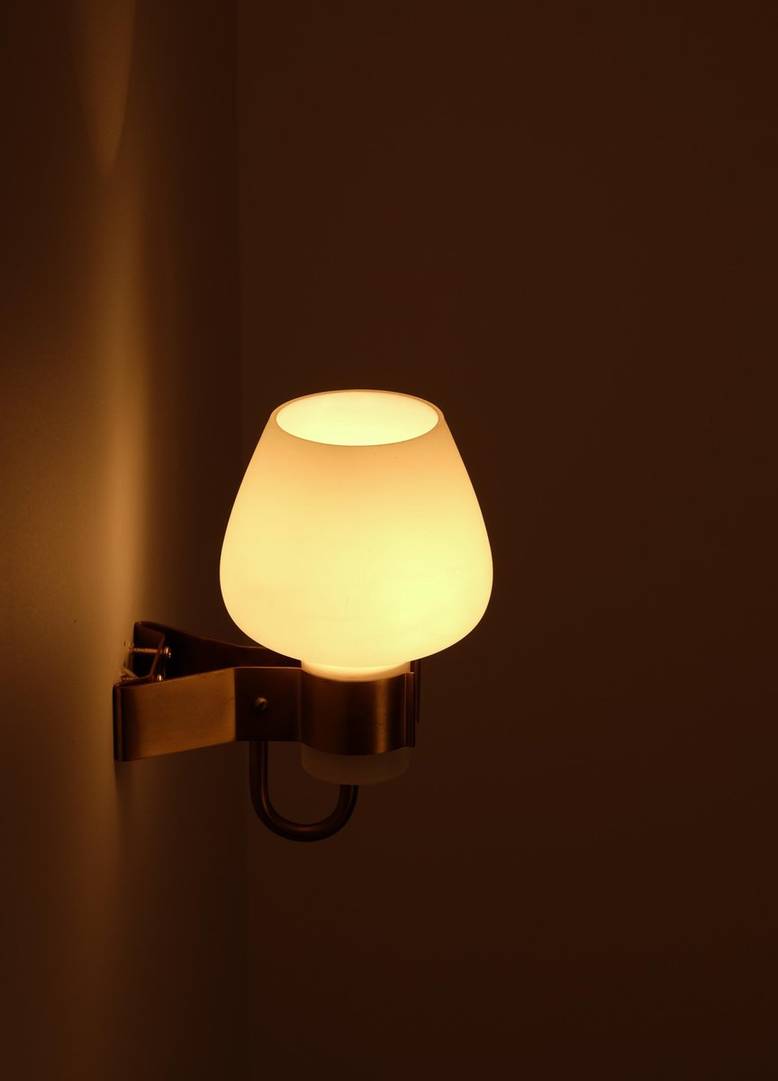 Wall Lamps Model 397 attributed to Hans Bergström, 1950s, Set of 2