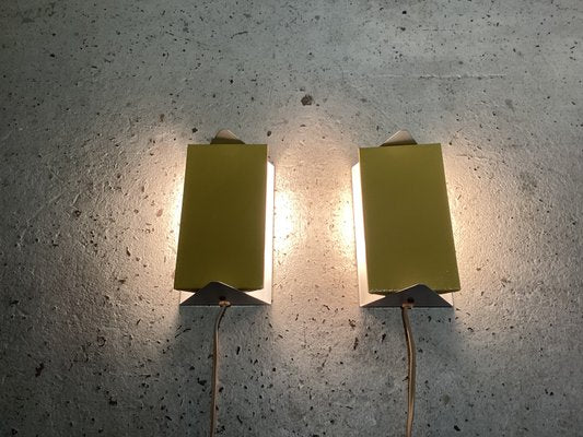 Wall Light Bedside Lamps by J. J. M. Hoogervorst for Anvia, 1960s, Set of 2-SU-2018361